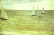 James Abbott Mcneill Whistler Trouville painting